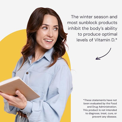 Healthy Origins Vitamin D3 (Lanolin) 2,400 IU Softgel - Bone Health and Immune Support Supplement - Easily Absorbable Vitamin D Supplements - Gluten-Free Vitamin D3 Supplement - 120 Softgels
