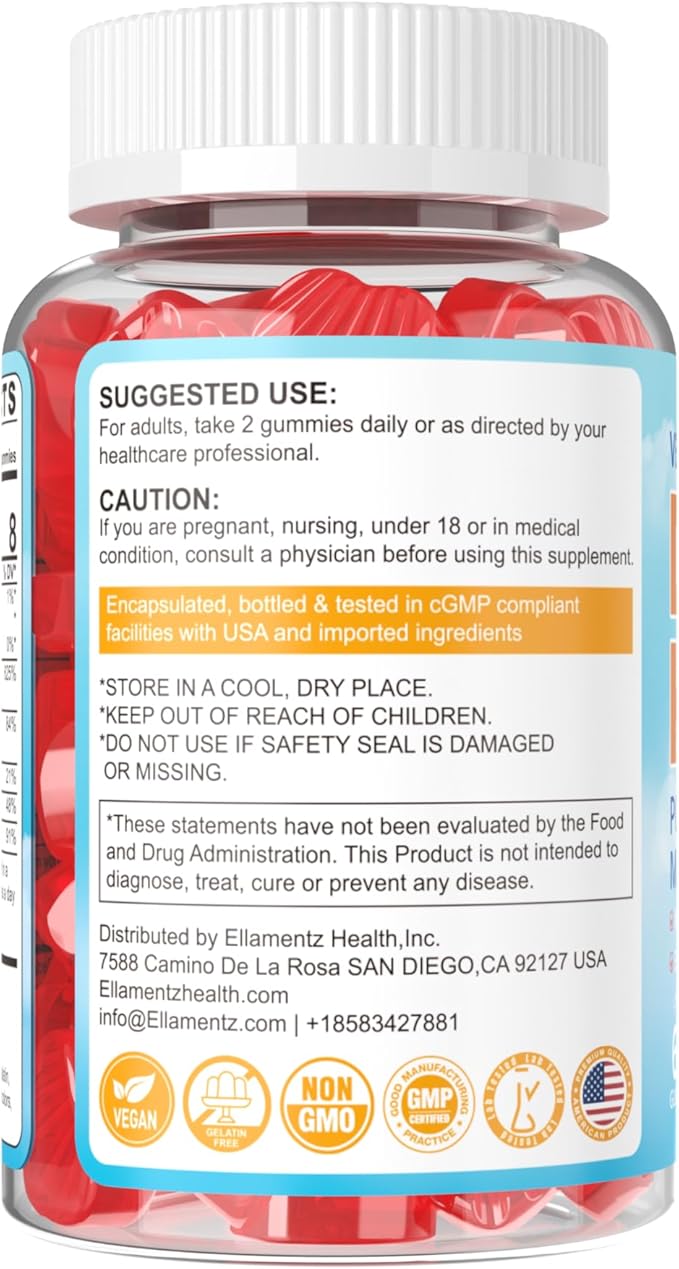 Sugar Free Vitamin D3 5,000IU K2 (MK7) Magnesium Glycinate Potassium Gummies | Vegan Organic D3 K2 Vitamin | Potassium 1000mg | Vitamin K2 D3 Supplement for Women Men | Mood & Immune Support, 120Cts