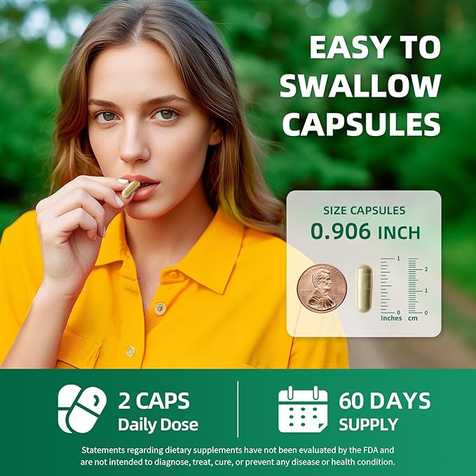 Liver Cleanse Detox & Repair Capsules - Milk Thistle Liver Detox with Dandelion & Artichoke Extract/Dihydromyricetin DHM/Turmeric/Vitamin B12 - Liver Supptment 120pcs 2packs