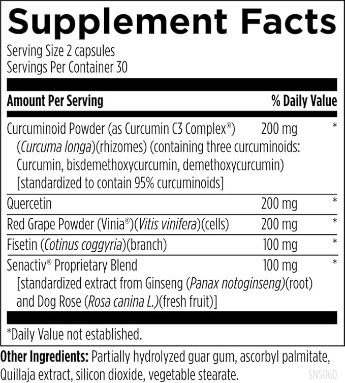 Designs for Health Senolytic Synergy (60 Capsules)