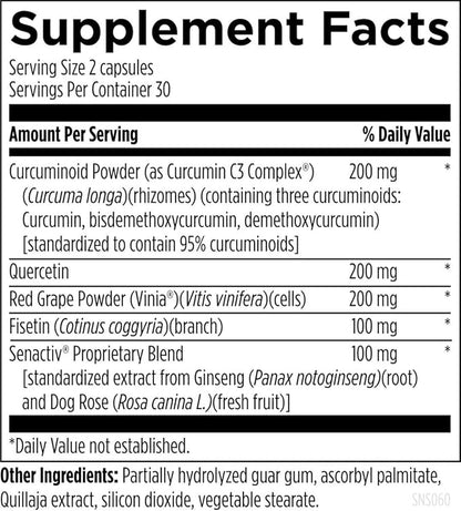 Designs for Health Senolytic Synergy (60 Capsules)