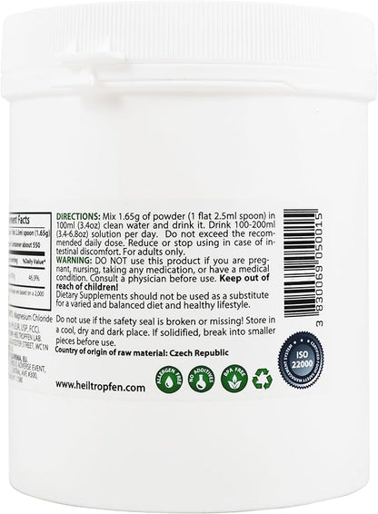 2 Pounds Magnesium Chloride Hexahydrate | Pharmaceutical Grade Ingredients | Crystal Powder | Pure Ph. EUR., BP, USP, 100% | Heiltropfen®