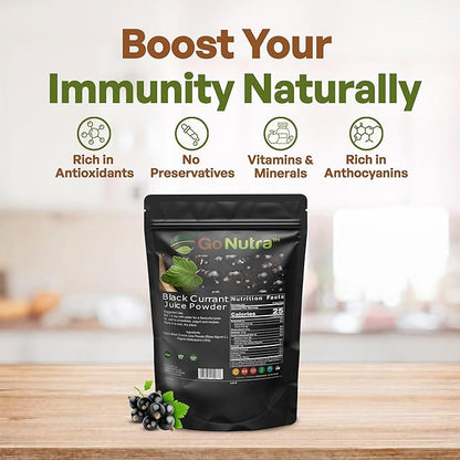 Go Nutra Black Currant Powder Ribes Nigrum 1lb Antioxident Anthocyanin Blackcurrant Berry