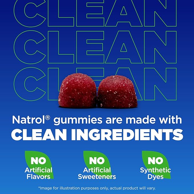 Natrol Kids Magnesium Citrate Gummies, Gently Calm and Relax Little Minds and Bodies, Plus Support Healthy Muscle Relaxation and Function, 30 Razzilicious Gummies, Up to a 30 Day Supply