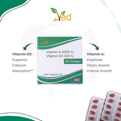 Ved Vitamin A & D3 SOFTGEL Capsule (15X2)