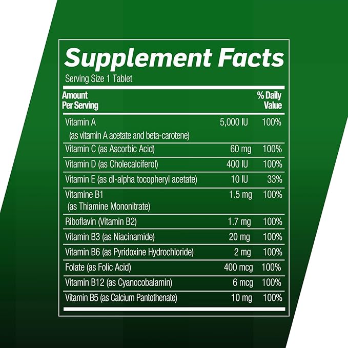 Shot B Multivitamin Complex, B-Energy, Vitamin B Complex with Antioxidant Support, B Complex Vitamins with A, C, D, E & Folic Acid for Cellular Energy & Immune Health - 6 Key B Vitamins, 60 Count