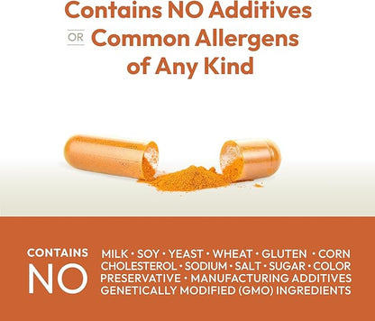 ANDREW LESSMAN Turmeric 400mg - 60 Capsules - 95% Curcuminoids as Phospholipid Complex for Optimum Benefits and Absorption, High Potency Standardized Extract, Small Easy to Swallow Capsules
