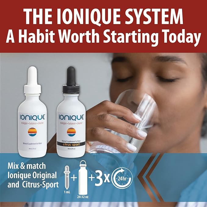 Mineral Supplement for Water - Make Ultra-Premium Mineral Water - Magnesium, Trace Mineral & Electrolyte Hydration System, Mineralize Filtered and RO Water, Two 2 oz Bottles of Liquid Drops