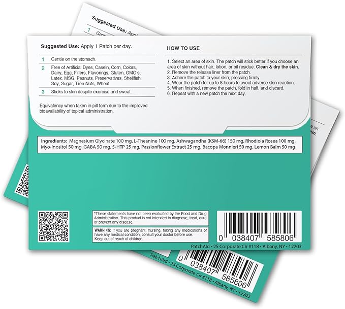 MagniCalm Advanced Topical Patch by PatchAid 30-Day Supply