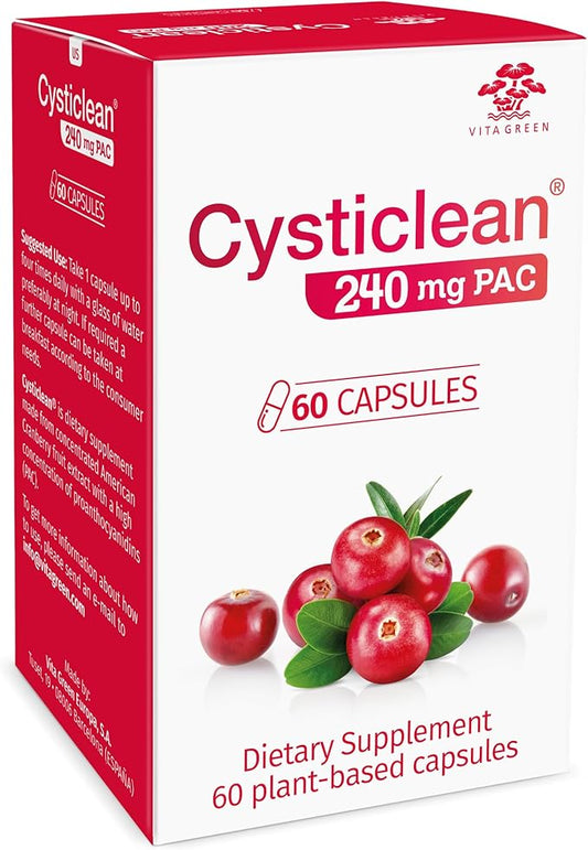 Cranberry PAC Supplement – 240 mg PAC, Sugar-Free – Urinary Tract Infection Support – Most Effective Cranberry Pills for Cystitis & Interstitial Cystitis Relief
