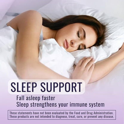 Magnesium Glycinate Liquid Drops 500mg, with Vitamin B6, Ashwagandha, L - Theanine, Chamomile, Magnesium Glycinate Supplement High Absorption for Sleep, Stress, Energy, Mood - Cherry Flavor