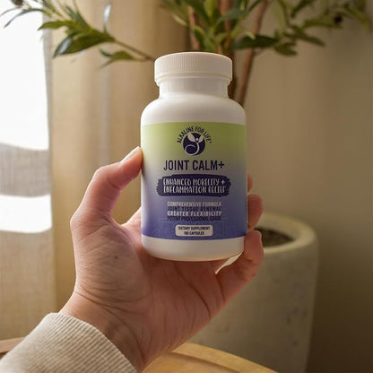 Joint Calm Glucosamine Chondroitin Joint Support Supplement - 900mg Glucosamine Sulfate HCI, 300 mg Glucosamine KCI, 225 mg Chondroitin sulfate with OPC Antioxidants for Inflammation Support