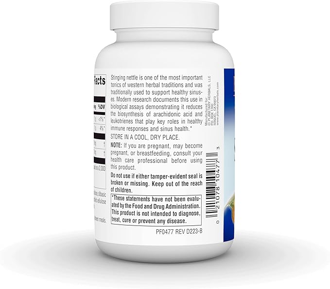 Planetary Herbals Full Spectrum Stinging Nettle, for Healthy Sinus Support* 420mg - 120 Tablets