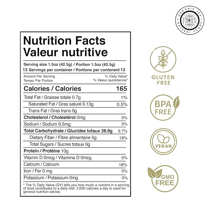 Pride Of India - Triple Omega Superseed Mix - Protein, Fiber, Calcium, Iron, Omega-3, Omega-6, & Thiamin Rich Superfood w/Chia Flax & Sesame Seeds, 1.25 Pound (20oz) Jar