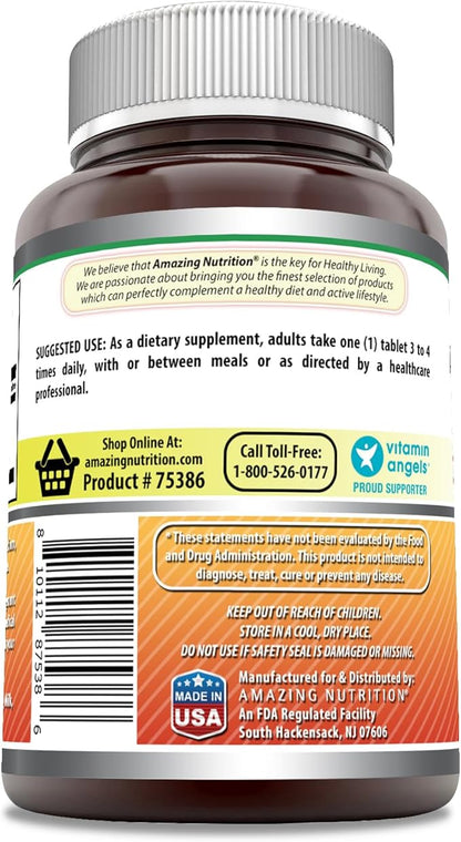 Amazing Formulas Bromelain Supplement | 500 Mg per Serving | 180 Tablets | Non-GMO | Gluten-Free | Made in USA