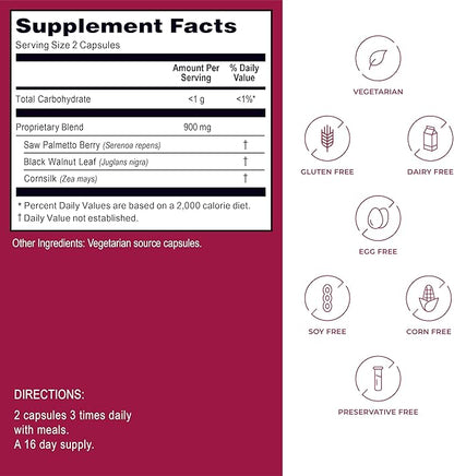 Kroeger Herb Products, Men’s Special, Saw Palmetto for Men Prostate Supplement, Prostate Support Supplement for Men, Urinary and Prostate Health, Non-GMO, Gluten Free, No Preservatives, Made in USA