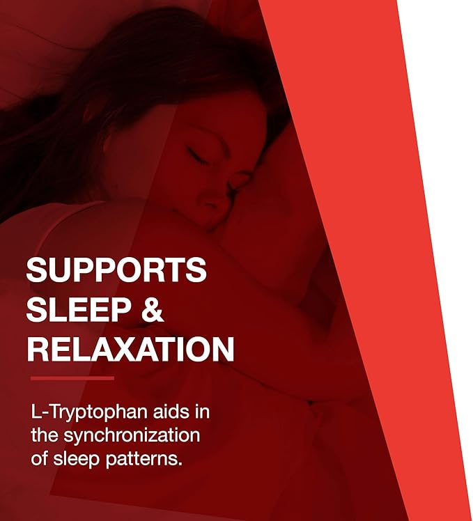 PROTOCOL FOR LIFE BALANCE L-Tryptophan 500mg - Stress Relief and Relaxation - 60 Veg Caps