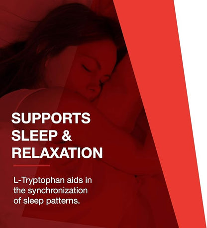 PROTOCOL FOR LIFE BALANCE L-Tryptophan 500mg - Stress Relief and Relaxation - 60 Veg Caps