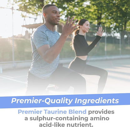 Premier Research Labs Taurine Blend - Taurine Supplement, Taurine Pills, L Taurine Amino Acid Supplement for Liver, Gallbladder, Brain & Heart Health, for Women & Men - 90 Vegetarian Capsules