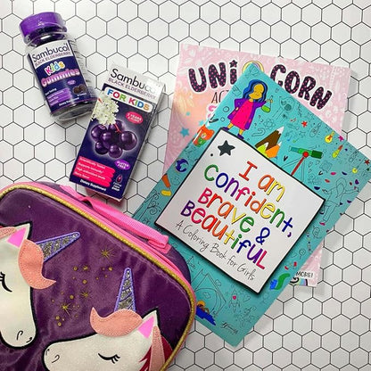 Sambucol Black Elderberry Syrup for Kids - Elderberry Extract, Elderberry Syrup, Black Elderberry for Kids & Toddlers, Sambucus Immune Support Supplement - 4 Fl Oz (Pack of 6)