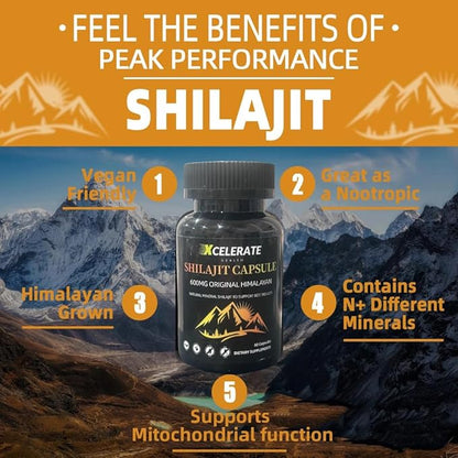 Xcelerate Shilajit Extra Strength