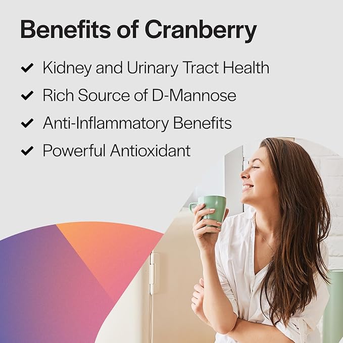 PureFormulas Cranberry 500 mg - Supports Kidney and Urinary Tract Health - Antioxidant Supplement for Immune Protection and Cellular Health - Cranberry Pills for Women & Men - Non-GMO - 120 Capsules