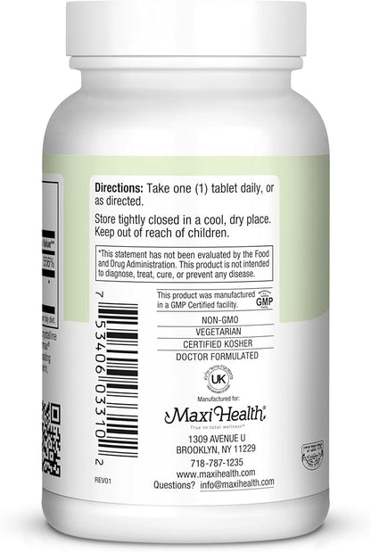 Maxi Health MAX C 500 mg - Vitamin C - with Lemon Bioflavonoids Complex - 100 Tablets