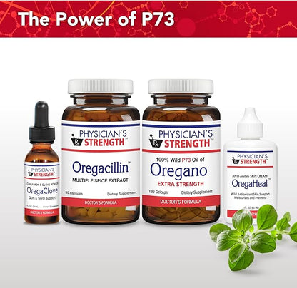 Physician's Strength Oregacillin - 90 Capsules - Multiple Spice Extract - Respiratory Health Support - 90 Servings