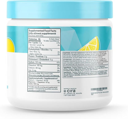 Cira Hydration Powder x Alicia McCarvell's Electrolyte Drink Mix with Himalayan Salt for Dehydration Relief and Recovery - Self Love Lemonade, 45 Servings