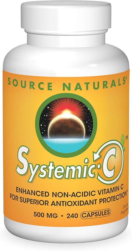 Source Naturals Systemic C, 500mg - 240 Capsules