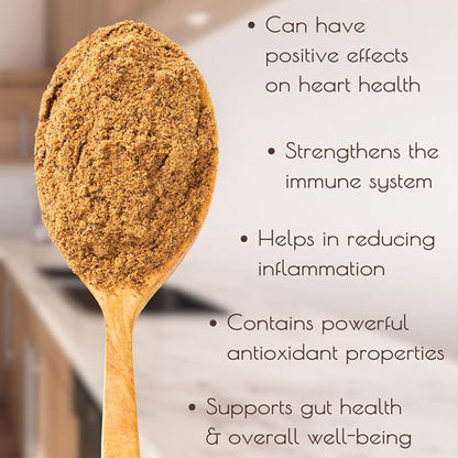 Arjuna Powder, 8 oz - Arjuna Bark Grounded, Ayurvedic Herb for Tea & Recipes, Arjun Ki Chaal for Ayurveda Products, Raw & Vegan, Non-GMO & Gluten-Free, USDA Organic, Kosher Certified