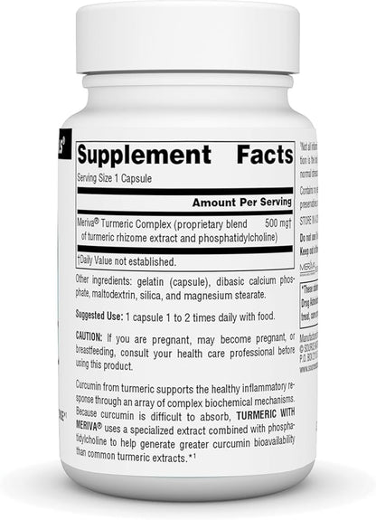 Source Naturals Turmeric with Meriva - 500mg, 30 Capsules