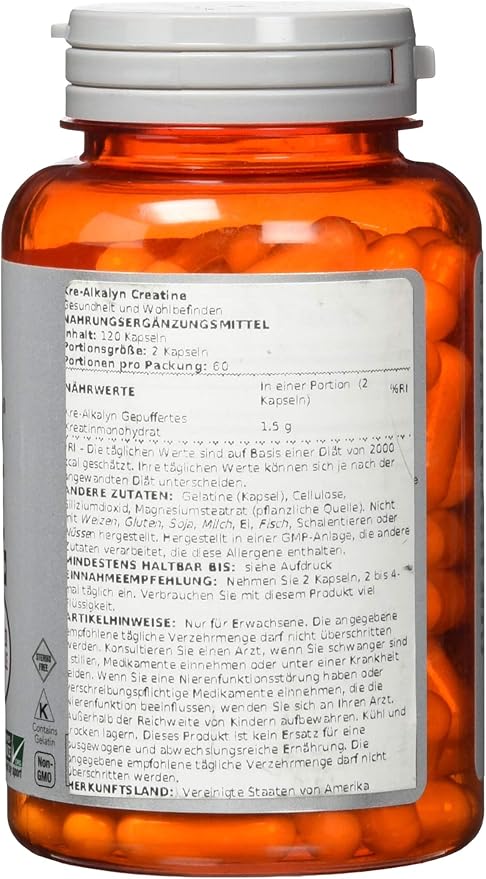 Now Foods Kre-Alkalyn® Creatine - 120 Capsules