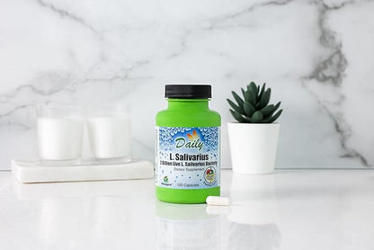 Daily Manufacturing L-Salivarius (Probiotic) 120 Delayed-Release Capsules
