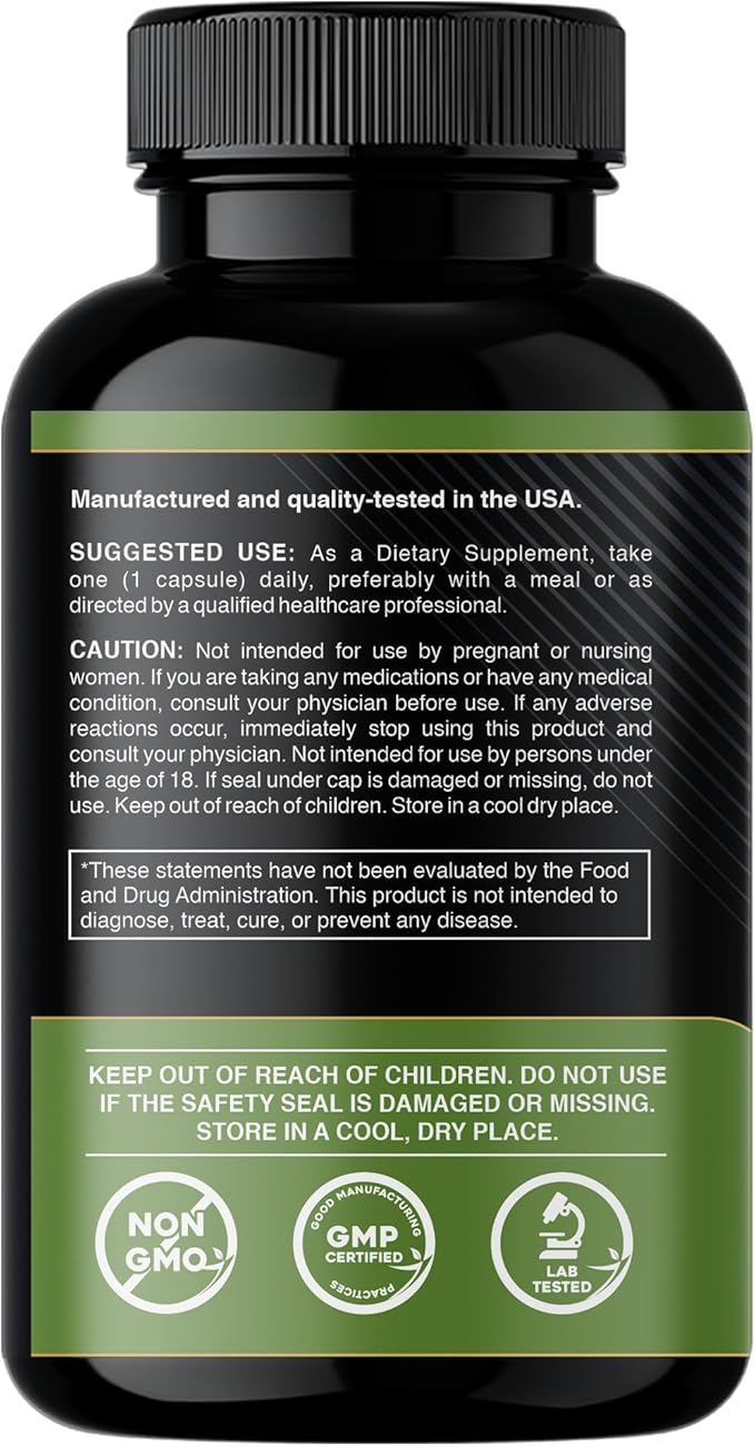 Gade Nutrition Pure Magnesium Oxide | Nature Made Magnesium Supplement in Vegetable Capsules | Magnesium Complex Supplement Made in USA | Great Magnesium for Sleep