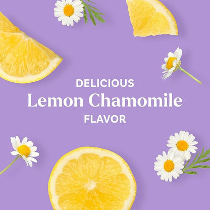 Natrol Sleep + Restore Calming Drink Mix with Magnesium Glycinate, Magnesium Sleep Aid, Melatonin-Free, Lemon Chamomile, 10 Stick Packs