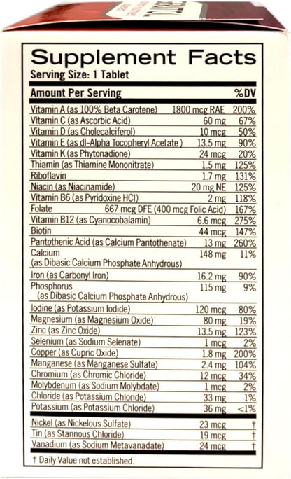 Geritol Complete Tablets 100 Tablets
