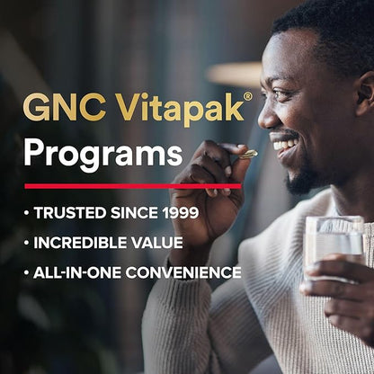 GNC Mega Men Joint Vitapak Program, Convenient Complete Nutrition, 3 Products in 1 Packet, Move Better, Comfort & Function, Men’s Multivitamin, Glucosamine & Chondroitin, 30 Daily Packs