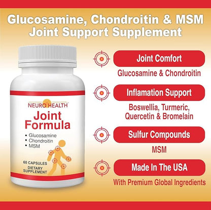 Joint Formula with Glucosamine, Chondroitin and MSM, 60 Capsules