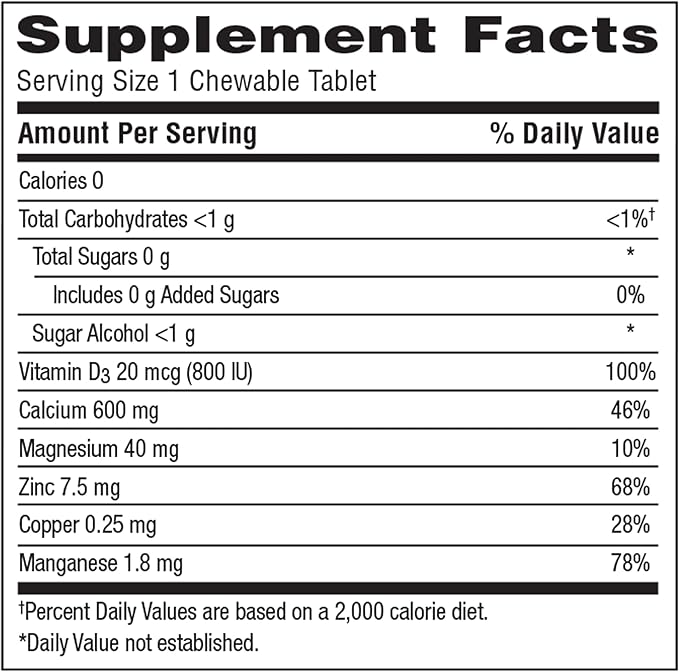 Caltrate Chewables 600 Plus D3 Plus Minerals Calcium Vitamin D Supplement, Cherry, Orange and Fruit Punch - 60 Count