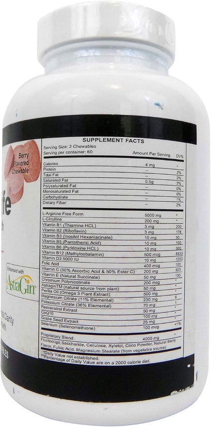 CardioForLife - 60 Chewable Tablets - Berry