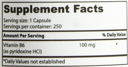 Superior Labs — Best Vitamin B6 Dietary Supplement — 50 mg Dosage,120 Vegetable Capsules —Supports Immune System Health — Healthy Brain Function — Cardiovascular Health Support