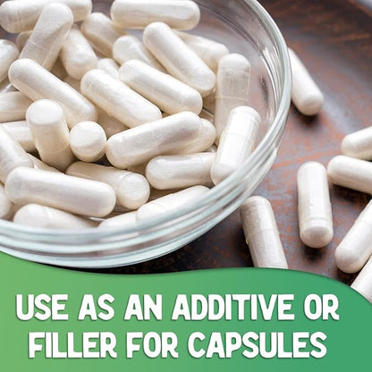 XPRS Nutra Microcrystalline Cellulose Powder - Odorless Cellulose Fiber Powder - 100% Pure Powdered Cellulose Supplement is an Insoluble Fiber for Pill Binder Mix and Cellulose Paste (1.10 Pounds)