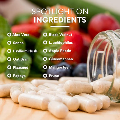 Research Verified ConstiRelief - The best Supplement for Constipation Relief on the market - with L. Acidophilus for long term health and prevention. 100% back guarantee! (Pack of 3)