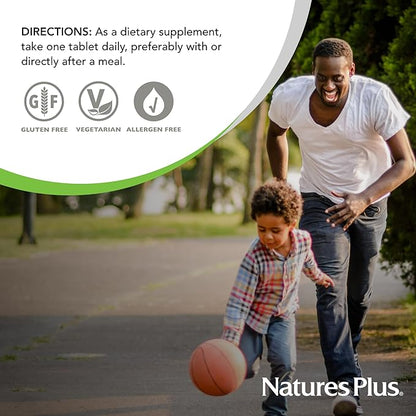 NaturesPlus B-Complex with Rice Bran - 90 Tablets - Vegetarian, Gluten Free - 90 Servings