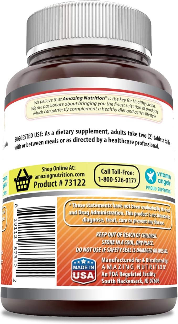 Amazing Formulas Bromelain Supplement | 2000 Mg Per Serving | 120 Tablets | Non-GMO | Gluten Free | Made in USA