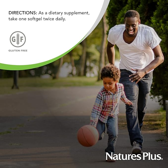 Natures Plus Garlic & Parsley - Naturally Promotes Healthy Cholesterol & Blood Pressure Levels - 180 Softgels (180 Servings)