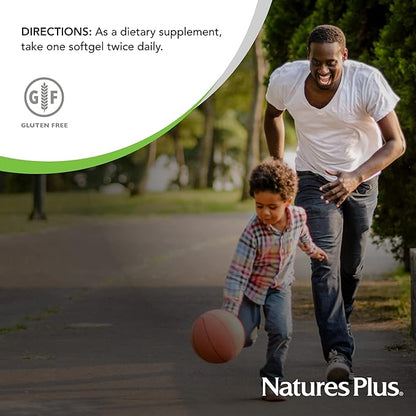 Natures Plus Garlic & Parsley - Naturally Promotes Healthy Cholesterol & Blood Pressure Levels - 180 Softgels (180 Servings)
