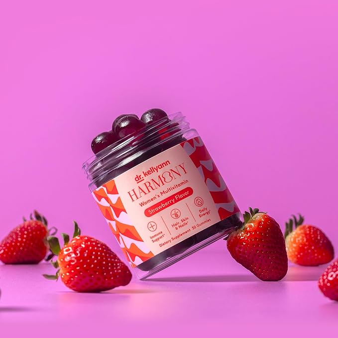 Dr. Kellyann Daily Divine Gummies – Women’s Everyday Multivitamin, Non-GMO, Supports Energy, Skin & Immunity