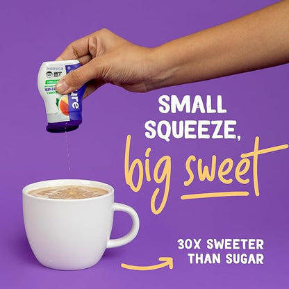 Pyure Organic Stevia Liquid Sweetener Keto Sugar Substitutes, Zero Calorie, Zero Sugar, Zero Carb, Plant-Based Sugar Free Liquid Stevia Extract, Simply Sweet, 1.8 oz (Pack of 4)